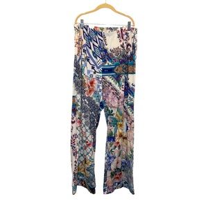 Johnny Was wide leg floral pants